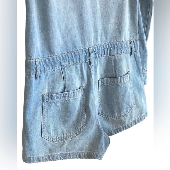 Hollister Denim Romper Women’s Size Medium Blue Denim Romper, NWOT - Picture 7 of 9